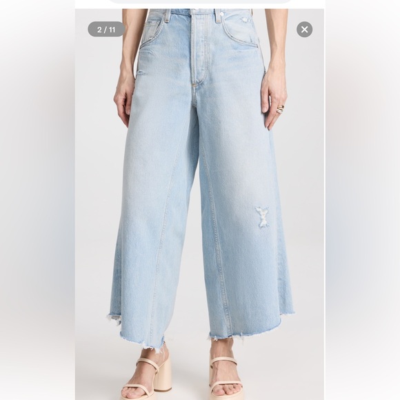 CITIZENS OF HUMANITY Tessa Culotte Jeans in Glacier - Picture 4 of 9